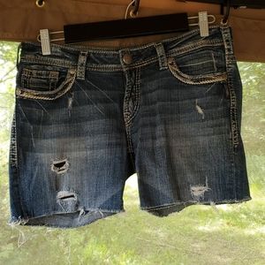 Silver Suki jean shorts